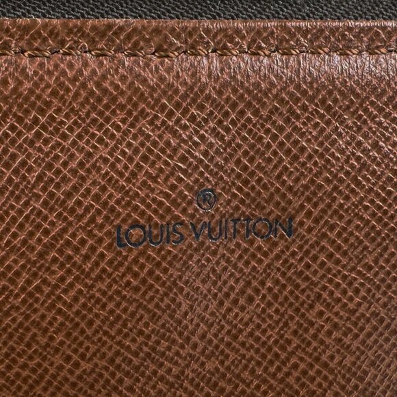 LOUIS VUITTON Monogram Posh Documents Clutch Bag Brown - Picture 11 of 12